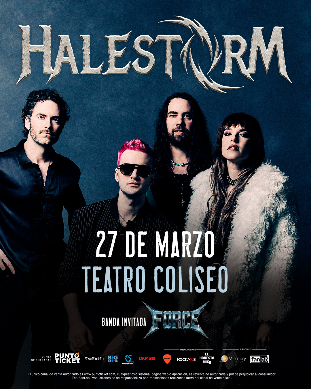 Concurso cerrado: Halestorm vuelve a Chile